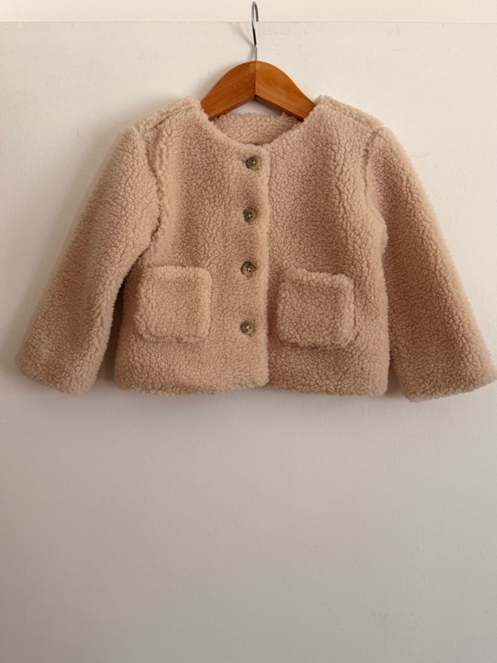 Hanna Andersson Sherpa Jacket | Cream | 2T | NWOT